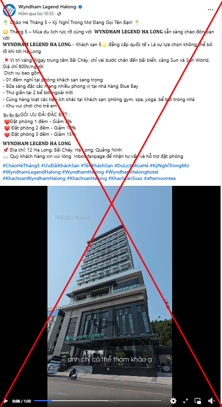 Fanpage giả mạo